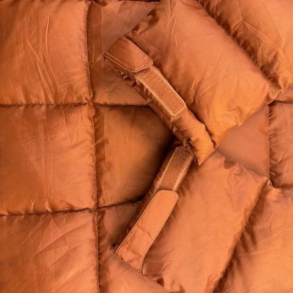 Marmot Jacket Men's XXL Orange Brown 600 Down Fill Quilted Greenridge Puffer Ski